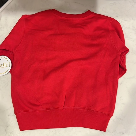 Toddler Red Merry Sweatshirt - Picture 3 of 3